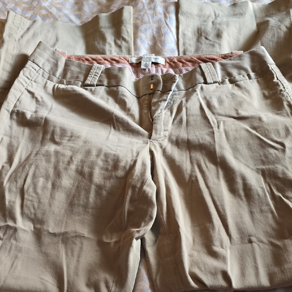 Banana Republic Tan Straight Leg Pants